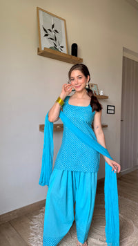 Neel Pari Farshi Set