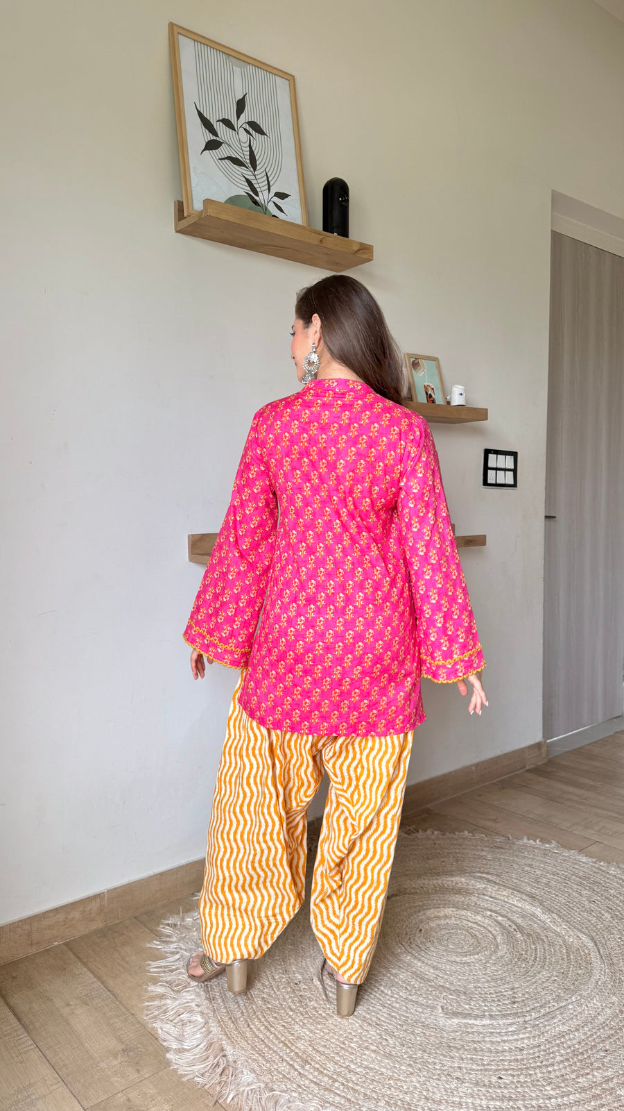Basanti Farshi Salwar Set – Cotton Camisole Kurta