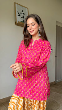 Basanti Farshi Salwar Set – Cotton Camisole Kurta